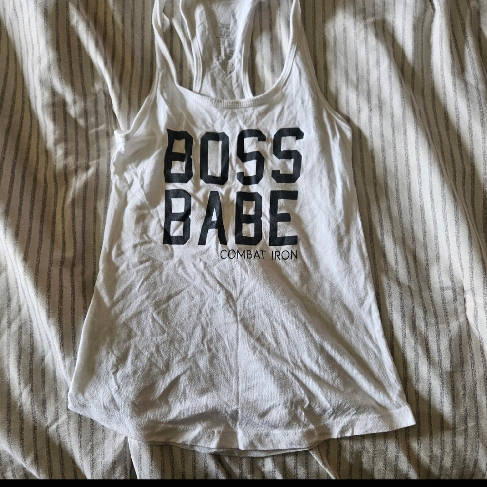 Combat Iron 'Boss Babe' Tank Top Combat Iron Apparel